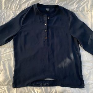 Covington Navy Blouse